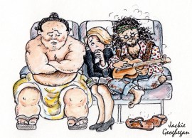 Airline Passenger nightmare with woman