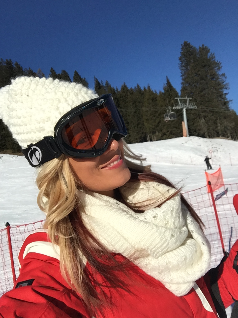 Gabriela Simion Vacanta de Iarna in Alpii Italieni