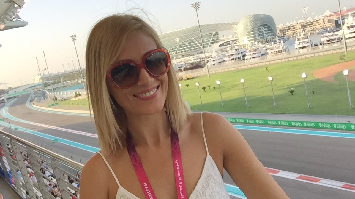 Sexy Gabriela Simion Abu Dhabi Grand Prix