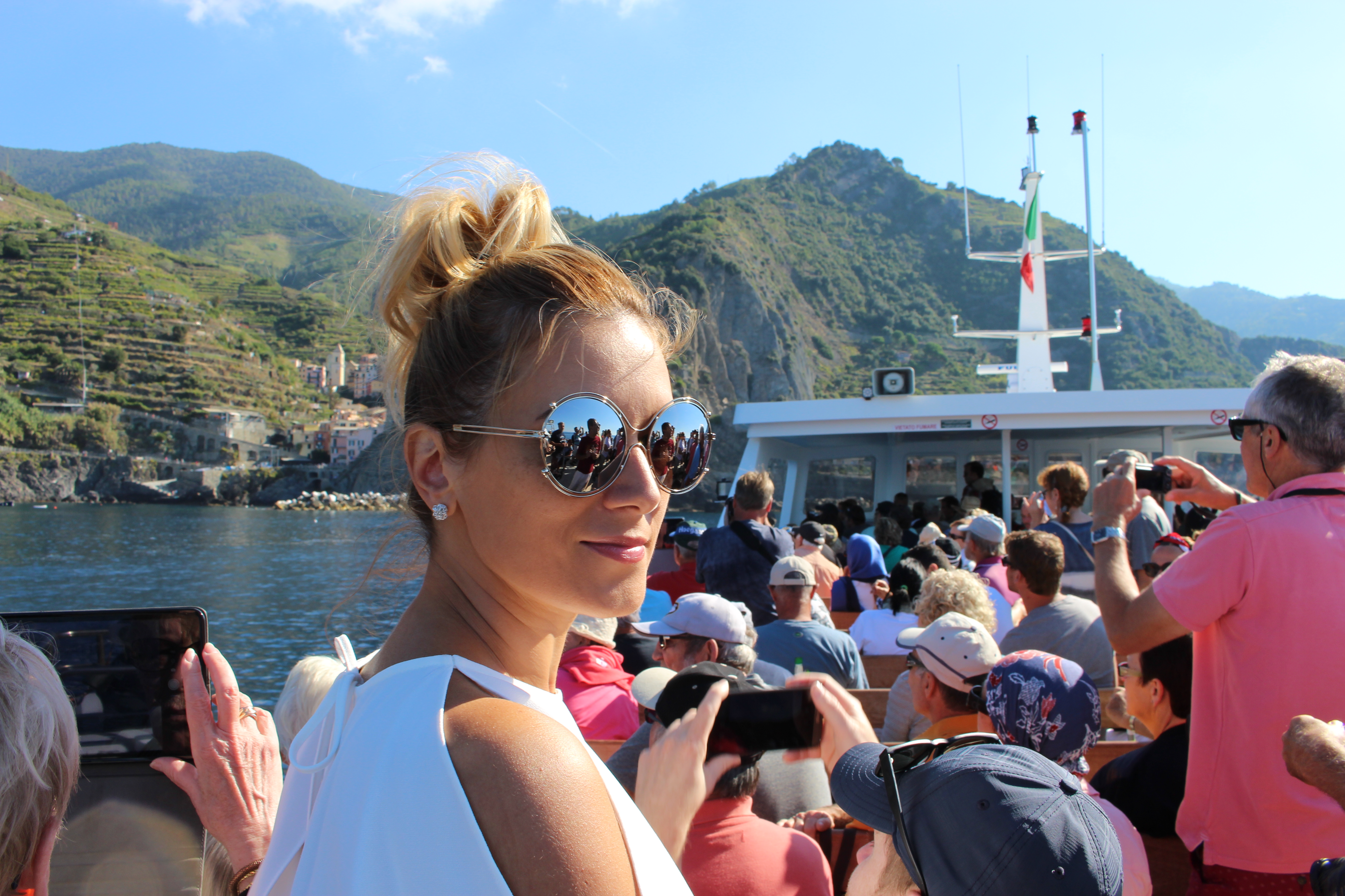 Gabriela Simion Cinque Terre Vedere din Barca