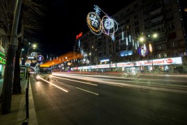 Luminitele de Craciun din Bucuresti Ianuarie 2017