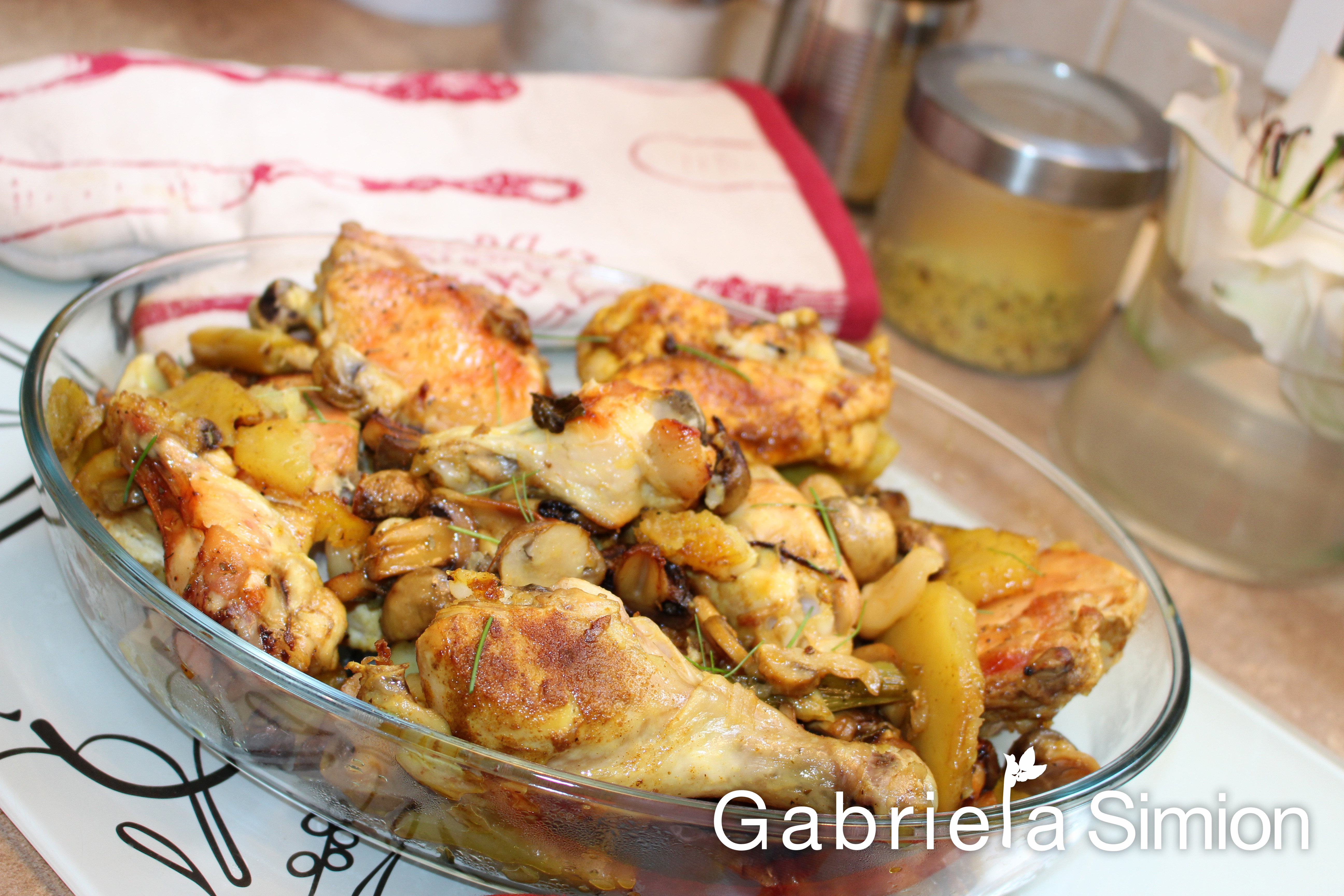 Pui Cu Cartofi la Cuptor Gabriela Simion