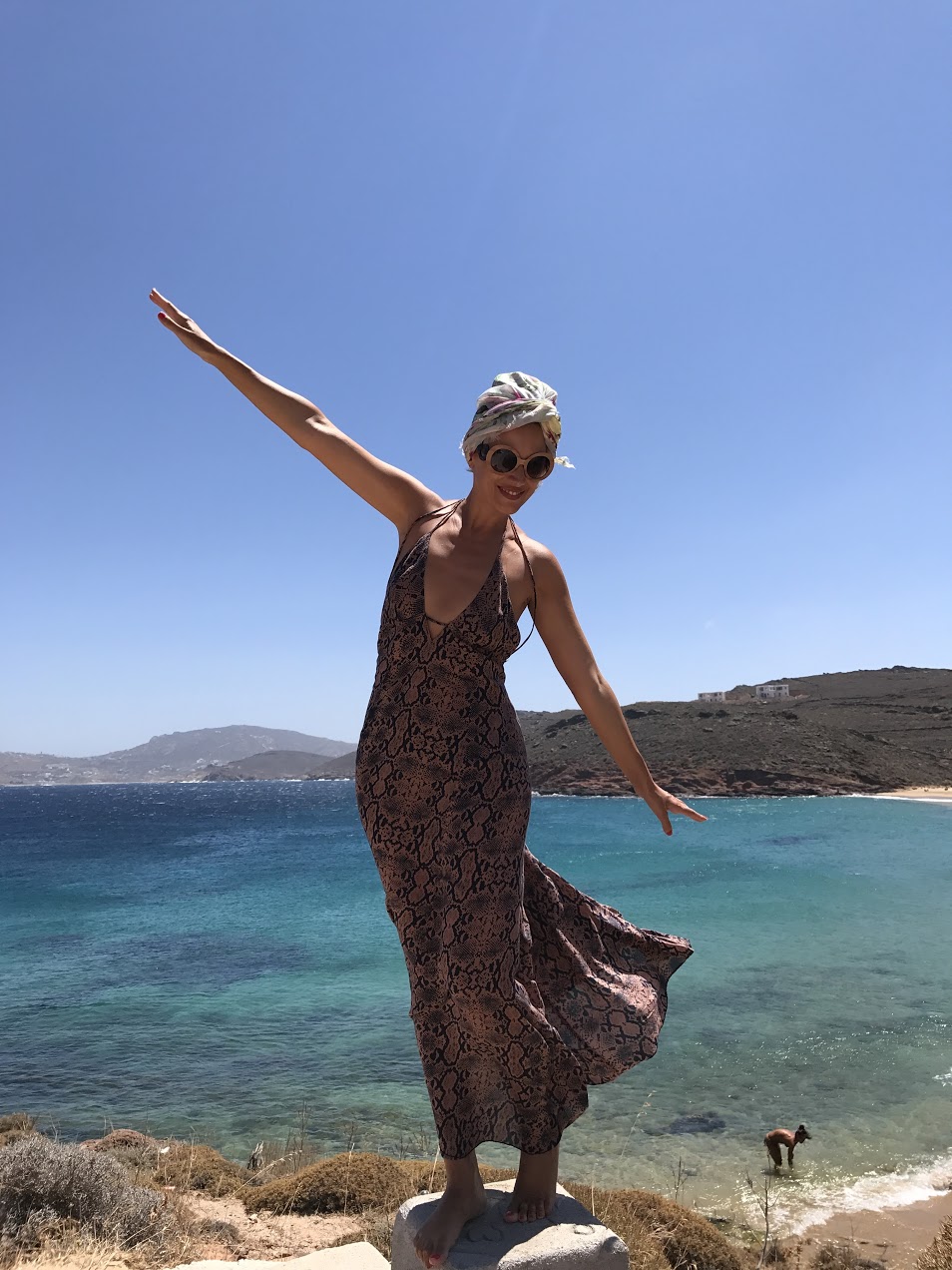 Imagini Gabriela Simion, Plaje Mykonos