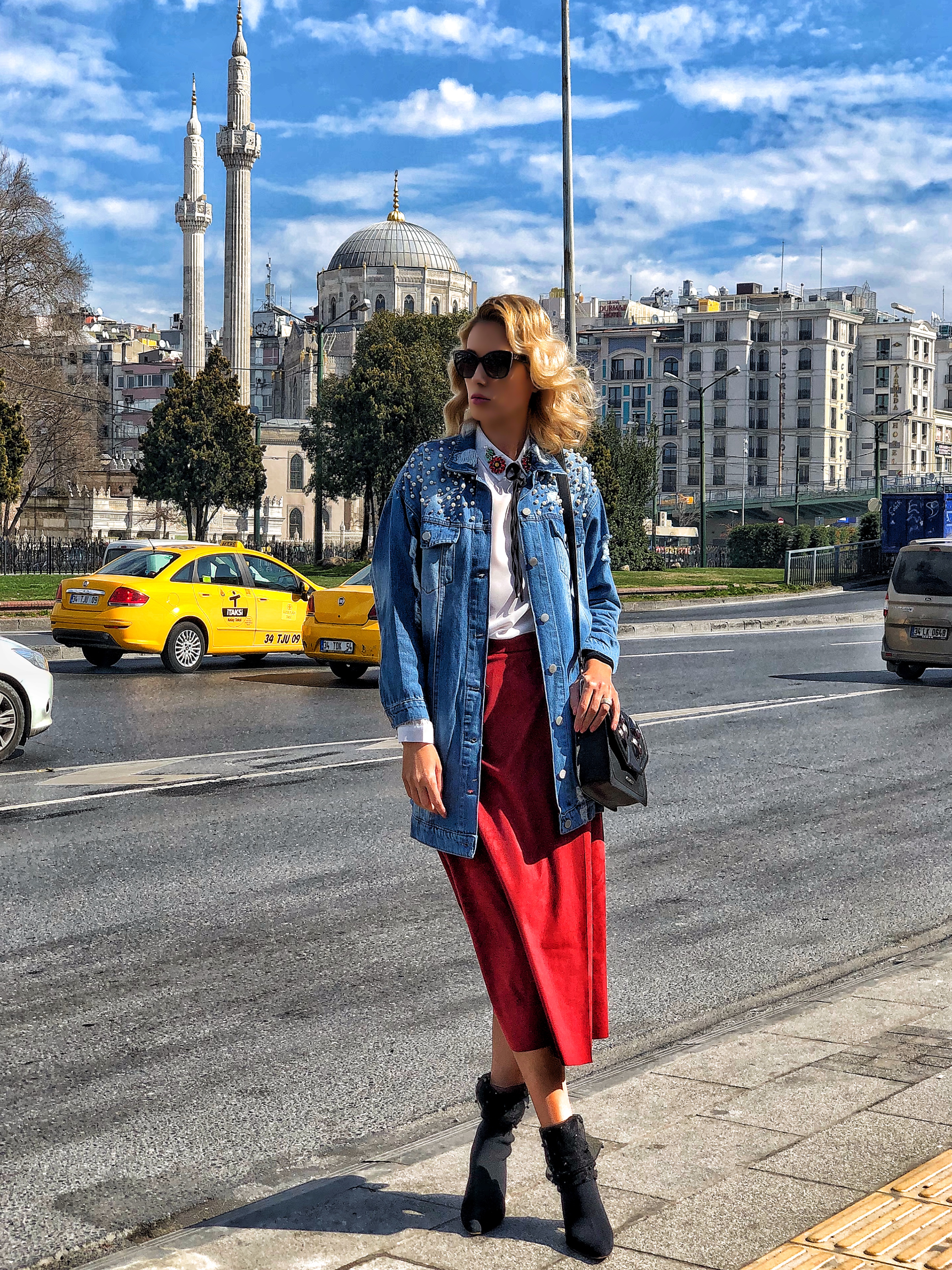 Jacheta denim si Camasa MAGASI 